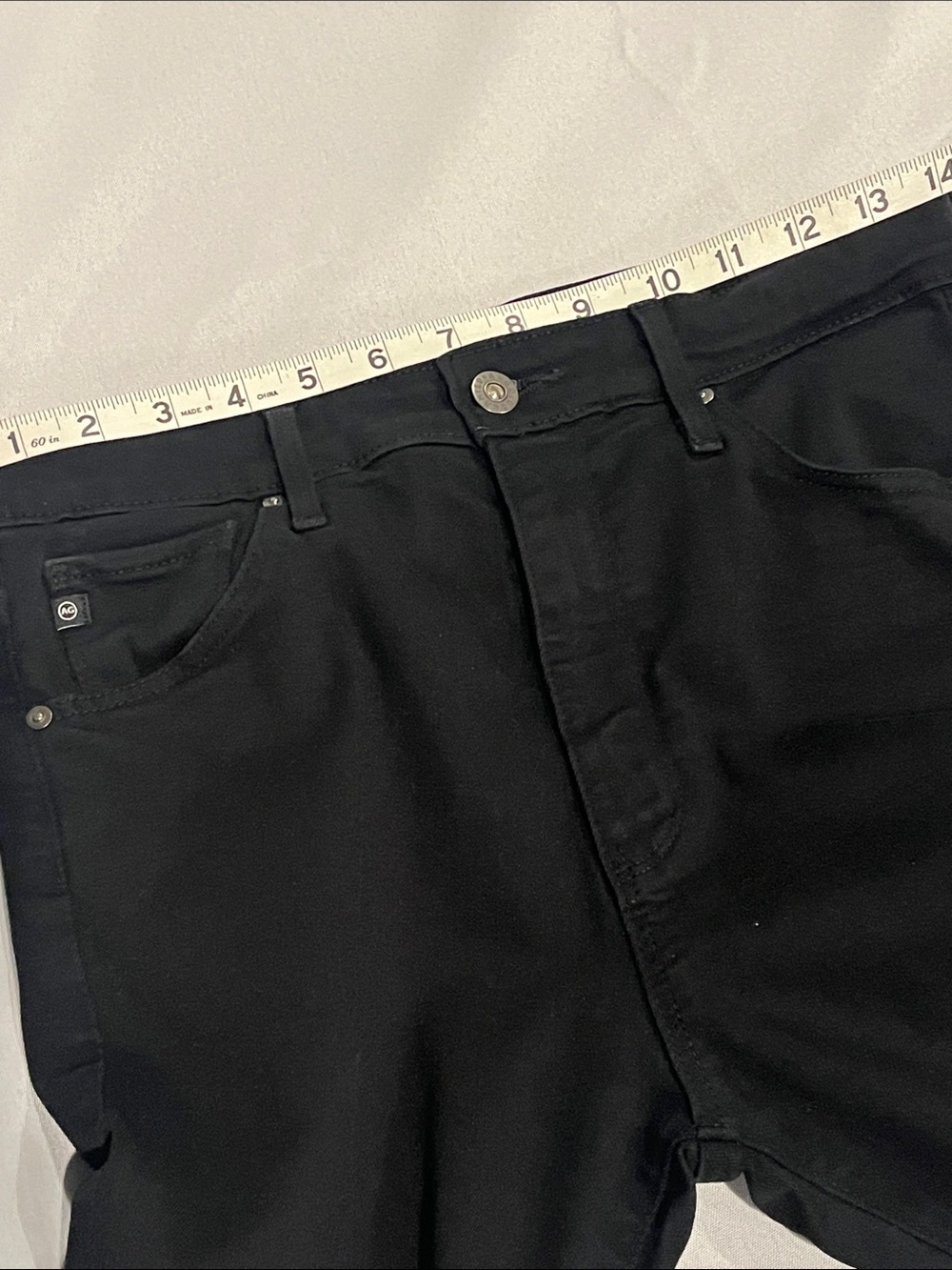 AG High Rise Skinny Farrah Ankle Black Jeans. Sz. 28. Very good condition - Picture 7 of 13